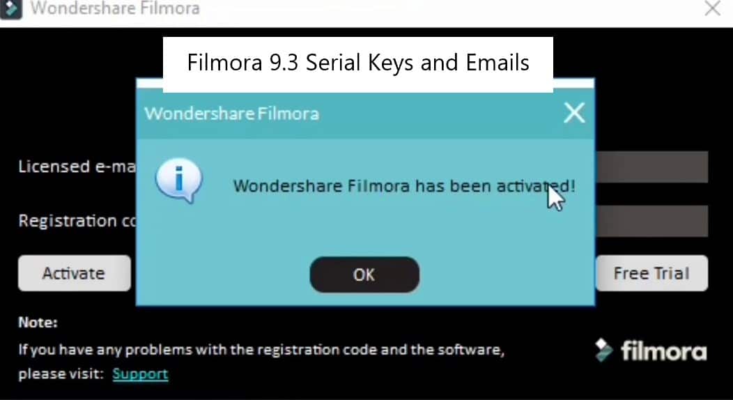 filmora 9 serial key 2020